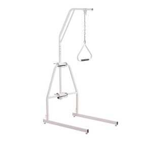 Trapeze Bar for Bed Mobility, Bed Trapeze with Clamps and Floor Stand, 250LBS Weight Capacity Bed Pull Up Assist for Elderly, Patients & Disabled