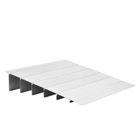 VEVOR Door Threshold Ramp, 6 inch Rise, Aluminum Alloy Threshold Ramp Rated 800 lbs Load Capacity, Handicap Ramps for Home Steps for Wheelchair