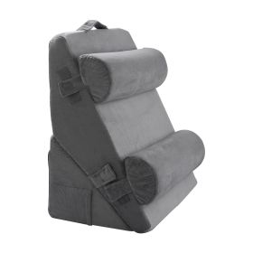 Wedge Pillow for Sleeping, 4 Pcs Adjustable Orthopedic Bed Wedge Set, Support Arm Leg Neck Shoulder, Post Surgery Pillow for Back Pain, Acid Reflux