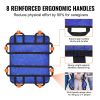 Positioning Bed Pad with 8 Reinforced Handles, 48" x 40" Lifting, Turning, Repositioning, Patient Transfer Sheet Washable for Elderly, Patient
