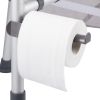 Raised Toilet Seat with Arms, 400 lbs Load Capacity, Adjustable Height and Width