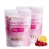 WINYEL Nutrition Clear Protein Collagen Peptides, Raspberry Lemonade, 20g Protein, Zero Sugar, Grass-Fed Whey, 250g